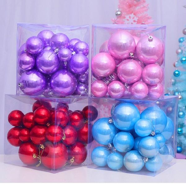 

party decoration christmas tree pendant ball ornaments 37 pcs window dress up