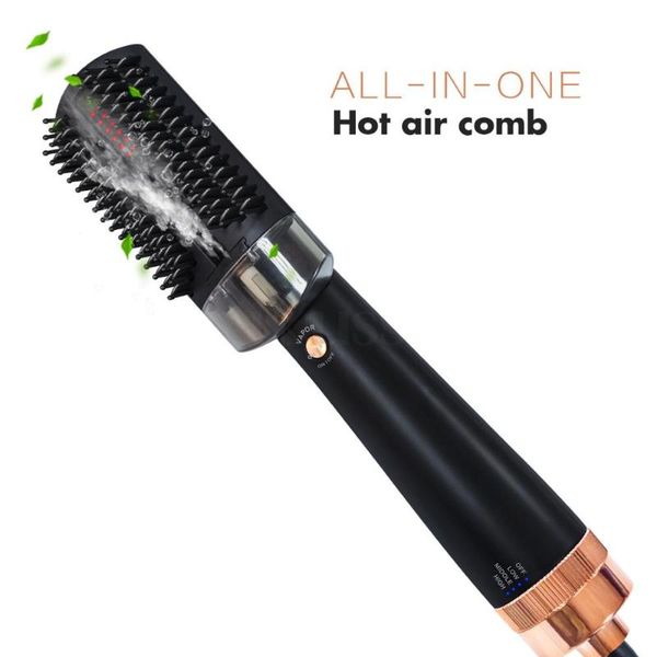 

electric hair brushes professional infrared steam dryer air blower straightener comb styler smooth frizz water box styling tools