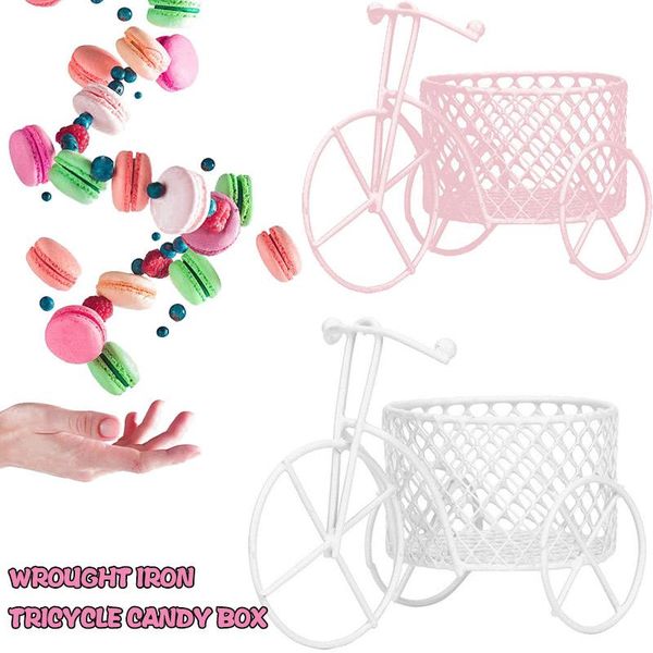 

gift wrap candy rack cart tricycle shape box wedding decoration exquisite metal creative ornamen