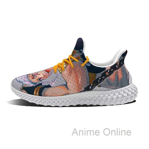 

spring uzui tengen anime pattern outdoor lace-up running shoes