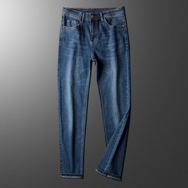 

men's jeans blue jeans, casual fashion jeans classic elastic tight for spring and fall 5afb