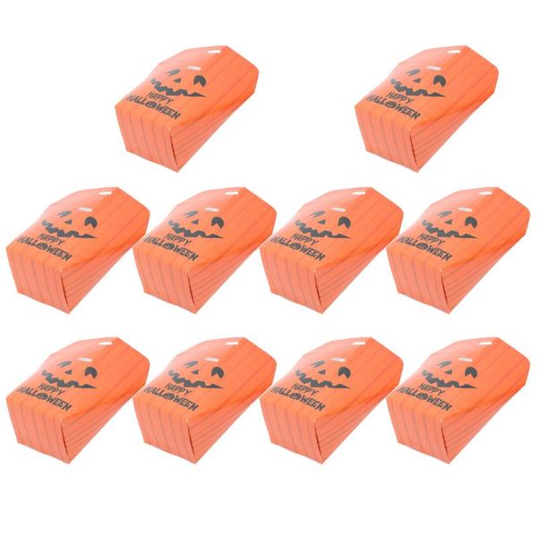 

gift wrap 10pcs pumpkin candy box chocolate popcorn storage bags