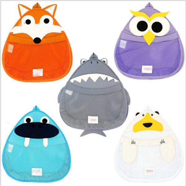 

children's bath toysins products storage net hanging bag cartoon waterproof basket