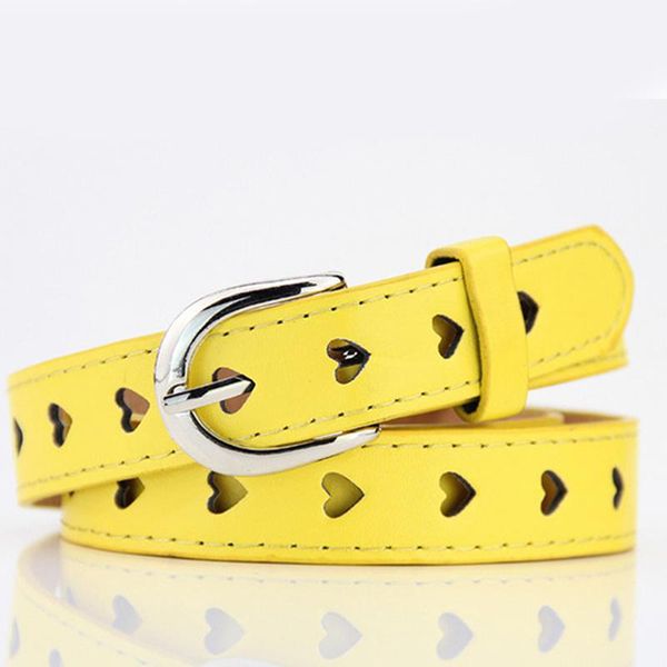 

belts 106cm summer hollow heart wide for women 2021 fashion candy colors female belt children's and straps accessories, Black;brown