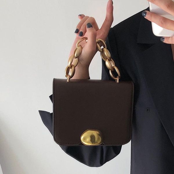 

evening bags female messenger bag 2021 retro small square fashion portable chain