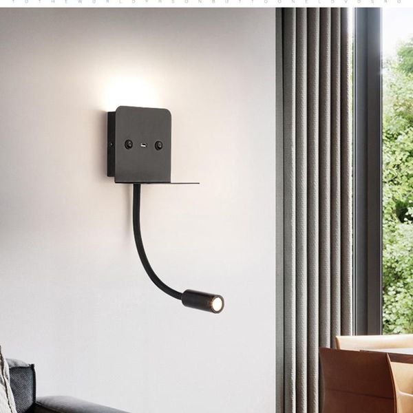 

wall lamp simple modern multi-purpose home led rechargeable bedroom dining bedside living room office convenient night lights