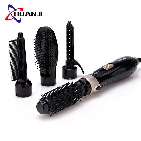 

electric hair brushes huanji 4 in 1 professional dryer straightener curler for women household air brush blower c182