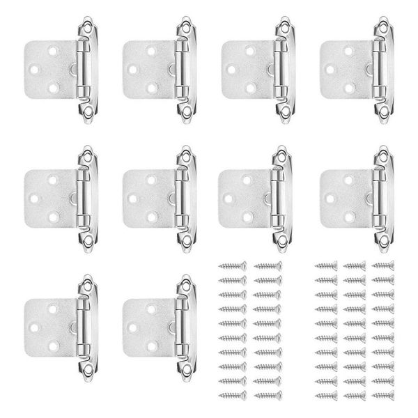 

bath accessory set drawer door hardware hinges overlay reused w/ screws cold-rolled steel