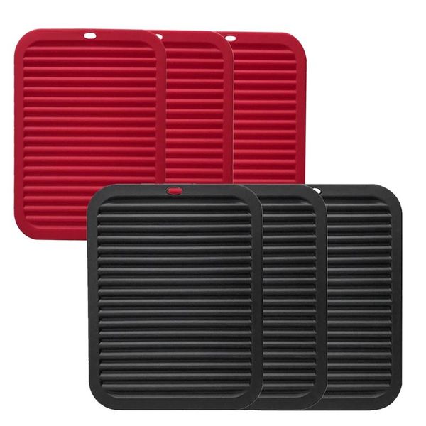 

mats & pads silicone non slip heat resistant pads,dish and pot counter mat table drying mat,placemats,coasters