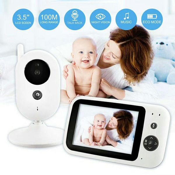 

3.5 inch wireless video baby monitor nanny camera night vision temperature monitoring babyphone monitors