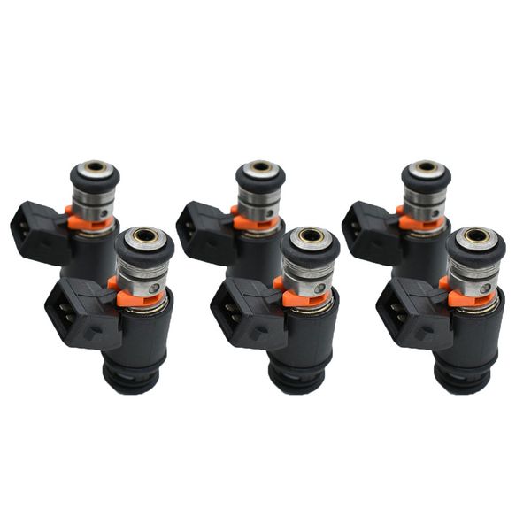 

6pc/lot fuel injector nozzle for volkswagen vw golf jetta eurovan 2.8 v6 iwp022 805000348303 021906031d 021906031b fj573
