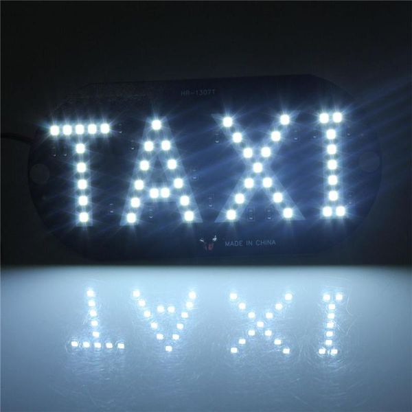 Fari per auto 4 colori 12V 45 LED Taxi Neon Board Light Parabrezza Cabina Indicatore Lampada Segno Lampadina Parabrezza Tetto Top