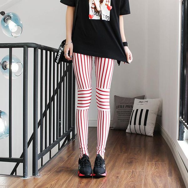 

women's leggings fashion camouflage womens pants neon activewear punk, Black