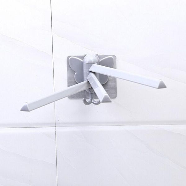

towel racks multifunctional punch-paste rotating kitchen bathroom door rack household storage