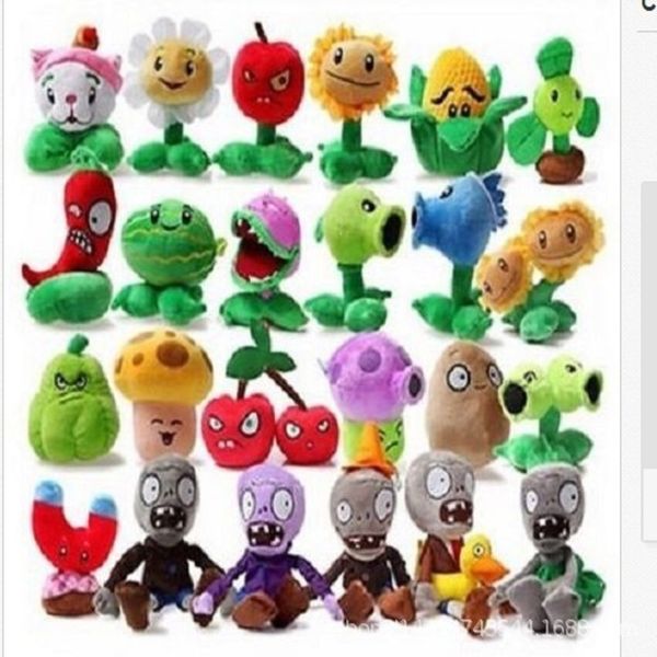 

plants vs zombies plush toy pendant cannon