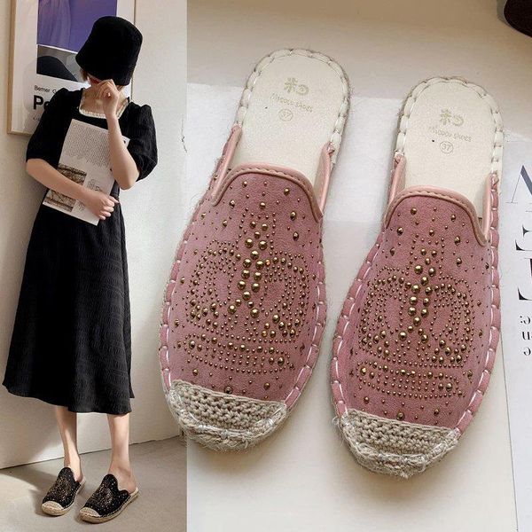 

slippers lady's ess handmade muller casual home outdoor ethnic, Black