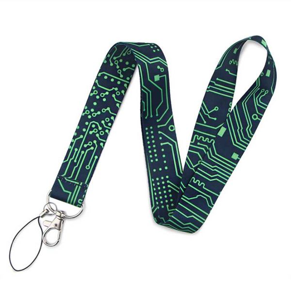 

computer motherboard mobile phone rope lanyard for keys usb id badge holder neck strap keychain webbings ribbons accessories cell straps & c