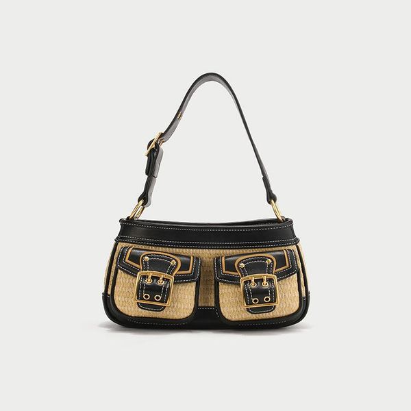 

evening bags women lady luxury designer fashion weave baguette hobos shopping pillow clutch bag flap handbag shoulder crossbody messenger