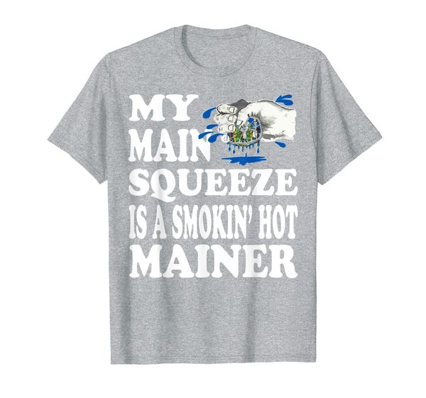 

maine culture girlfriend wife mainer matching couples t-shirt, White;black