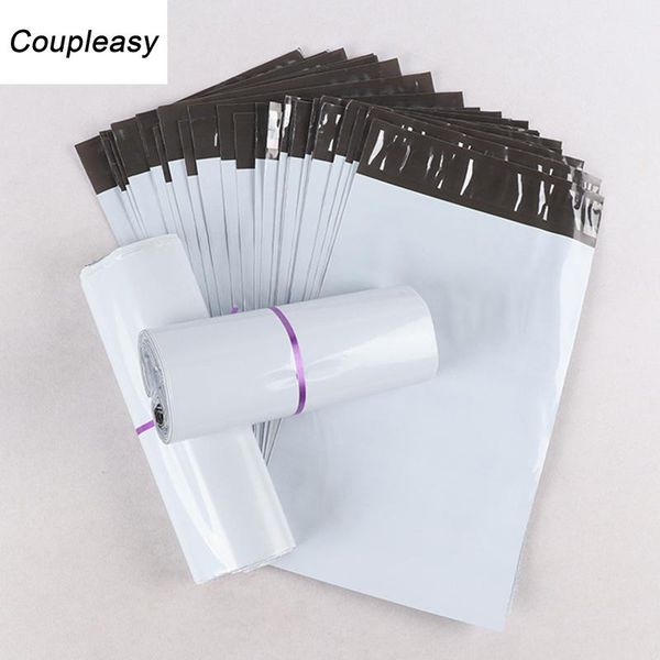 

10pcs/lot white poly mailer plastic bags self-seal adhesive courier storage waterproof postal mailing 7 sizes packing