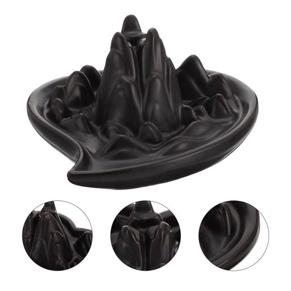 

fragrance lamps 1pc vintage ceramic backflow incense burner cone holder deskdecor