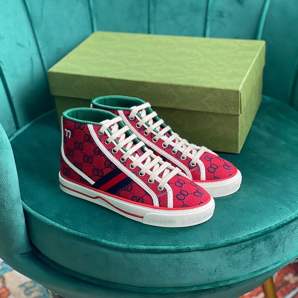 

luxury designer men women sneakers size 35-45 quality fashion genuine leather platform high couple shoes many colors options party shoes wit, Black