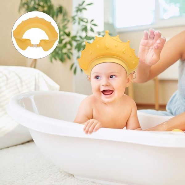

shower caps 2pcs baby protective shampoo hats silicone waterproof bathing for bathroom