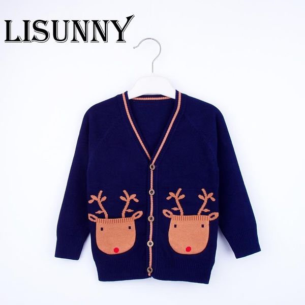 

cardigan school outfits 2021 boys sweaters baby cardigans knit kids clothes autumn fawn pocket clothing 2t-7t, Blue