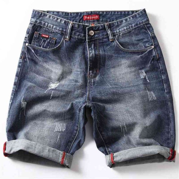 

men's shorts men blue stretch denim straight fit jeans elastic casual summer size 42 saqc, White;black