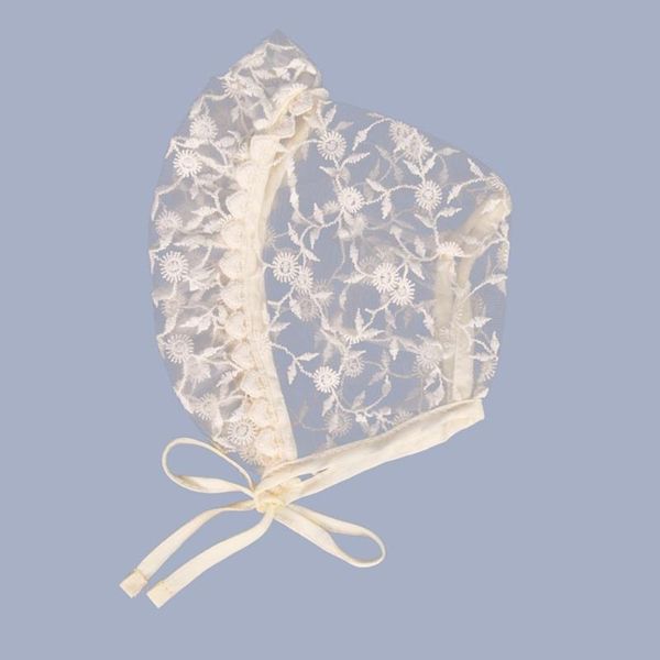 

lace flower sun hat cotton beanie bonnet cap born pography props for baby b2eb caps & hats, Yellow