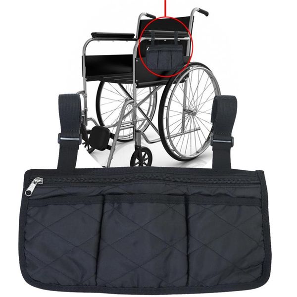 

storage bags wheelchair armrest accessories, side pockets can be hung on one waterproof kitchen and organization organizer