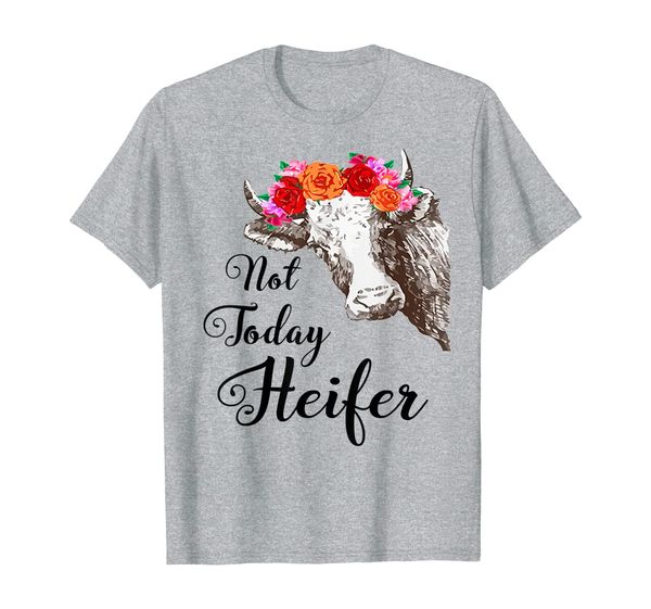 

funny not today heifer farmer gift t-shirt, White;black