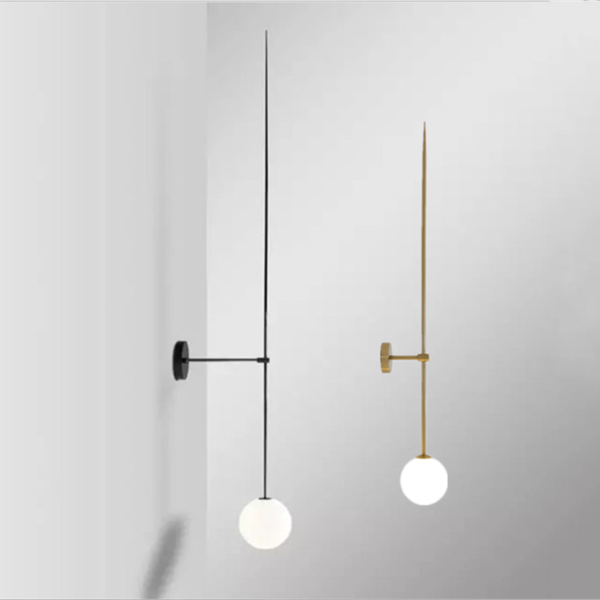

wall lamps minimalist lamp led nordic glass ball light for living room bedroom loft decor sconce bathroom fixtures mirror