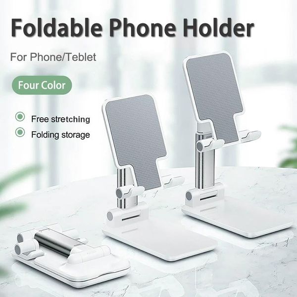 

cell phone mounts & holders universal metal multi-function desktablet stand retractable folding portable table adjustable mobile