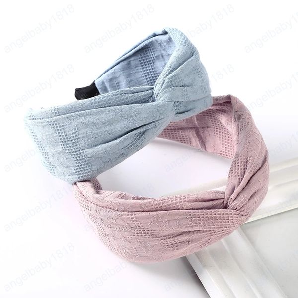

cross wide headbands solid color women hair hoop hair band girls fashion retro bezel hairbands hair accessories, Slivery;white