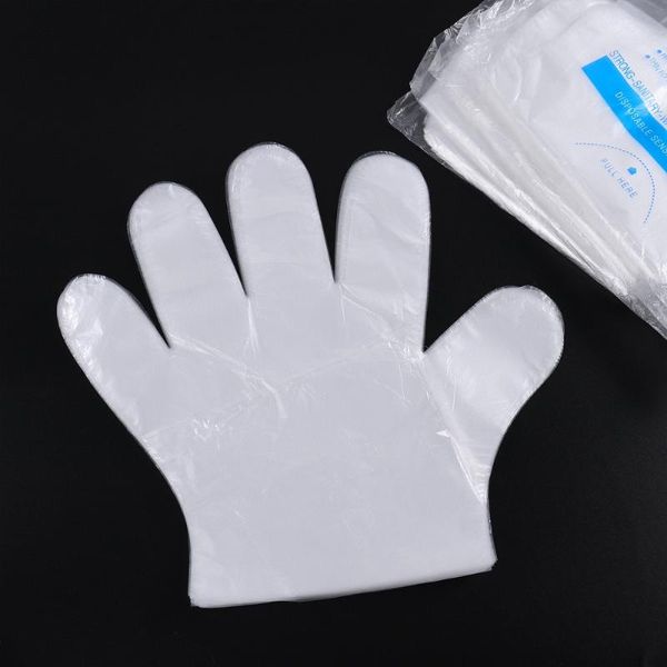 Одноразовые перчатки 300 шт./ Пэк PE для домашней кухни ресторан приготовление промышленная уборка