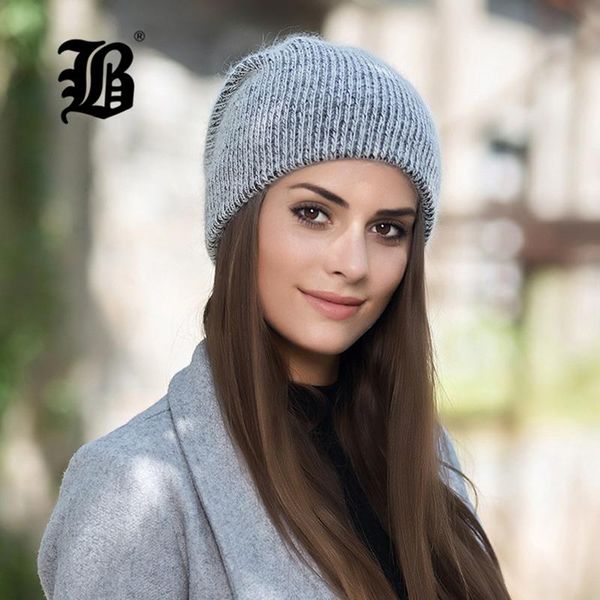 

[flb] simple fur beanie hat for women winter children skullies warm gravity falls cap gorros female capf18055 beanie/skull caps, Blue;gray