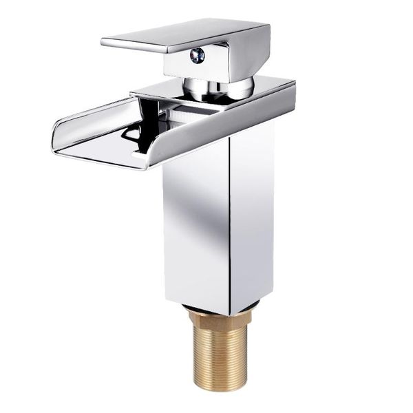 

bathroom sink faucets nanwo waterfall faucet single handle spout mixer tap