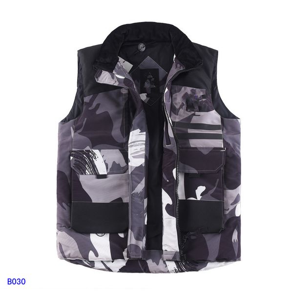 

2022 cptoneycplassicaly men mens and women&#39s no hat sleeveless jacket cotton-padded autumn winter casual coats male waistcoat bod, Black;white