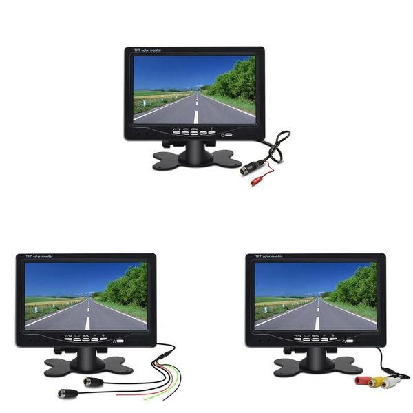 

car video 7 inch monitoring bracket visual reversing image parts lcd devices