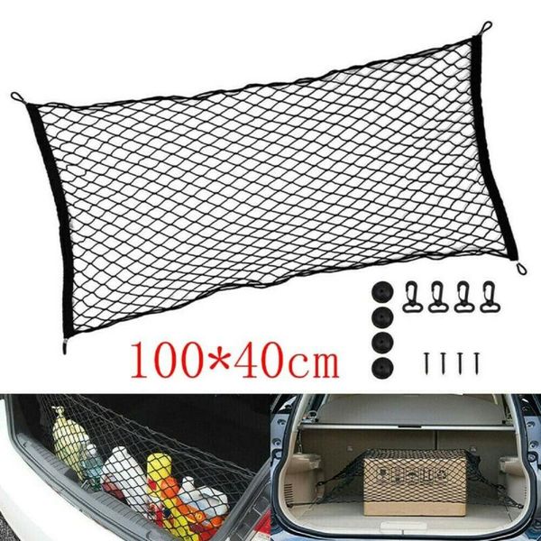 

car organizer pickup rear storage bag suv stretchable 1pc cargo net large luggage