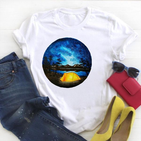 

and women camper road men t shirt trip womens fashion print short sleeve summer tee female clothes graphic, White;black