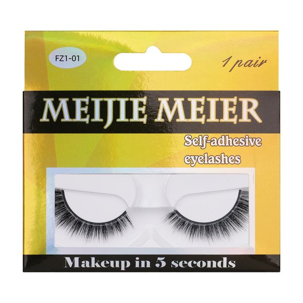 

handmade fake lashes glue-no magnetic & eyeliner wear directly natural long false eyelashes extension makeup for eyes 5 models dhl free