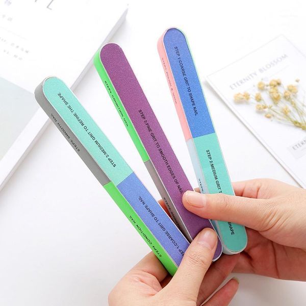 

1pcs/set six-sided polishing file nail tool printing creative sanding professional dropship1