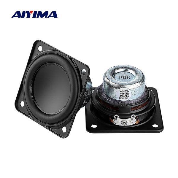 

aiyima 2pcs 2 inch full range audio speaker unit 52mm 4 ohm 20w hifi stereo loudspeaker diy bluetooth home amplifier speakers