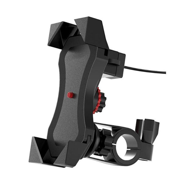 

adjustable abs bicycle motorcycle mount universal anti skid riding stand fast charging navigation bracket mobile phone holder cell mounts &