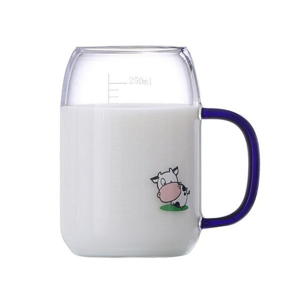 

wine glasses water coffee mug milk tea glass cup juice cups with handle borosilicate for kids drinkware supplies