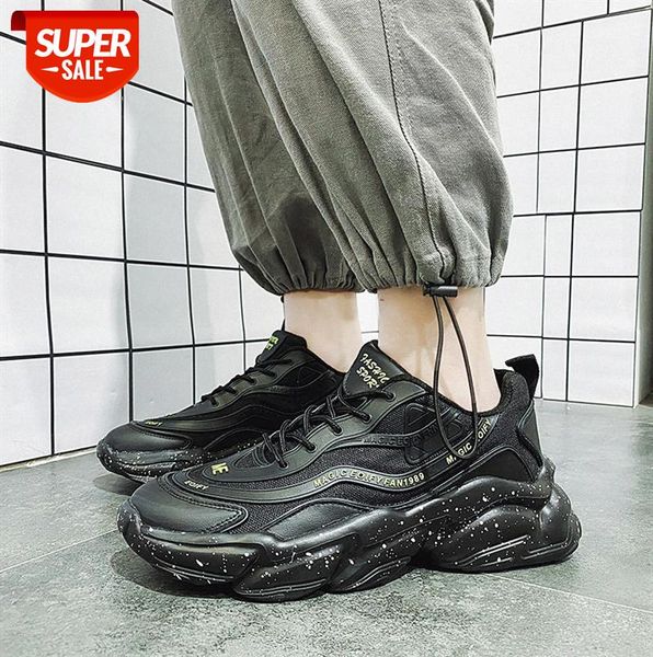 

men's shoes korean casual thick-soled old sneakers #ig6z