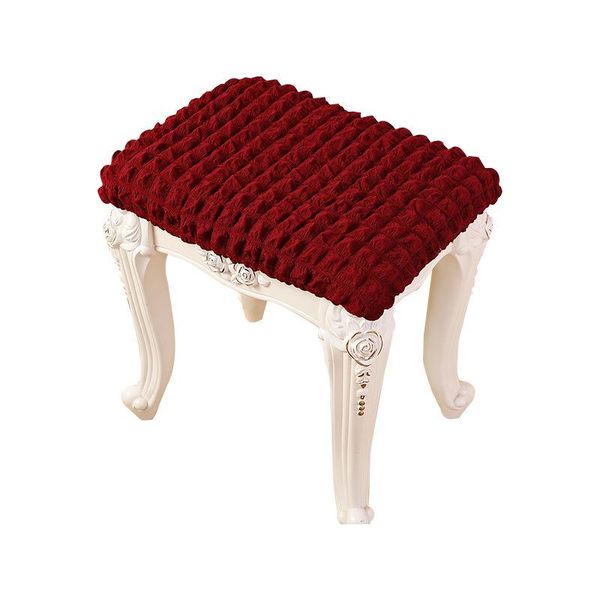 

chair covers 3d bubble design square pier cover stool round stain-proof dressing table elastic seat