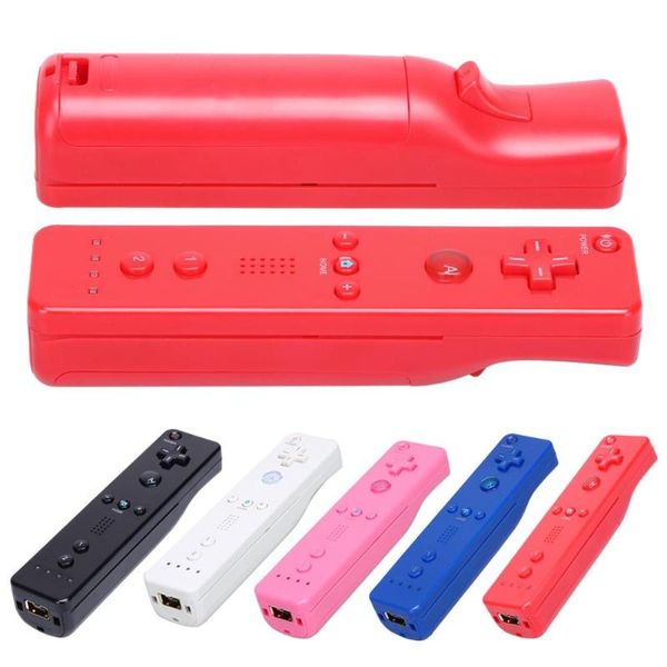 

game controllers & joysticks white/green/pink/blue/red comfortable remote controller with case built-in vibration motor for w